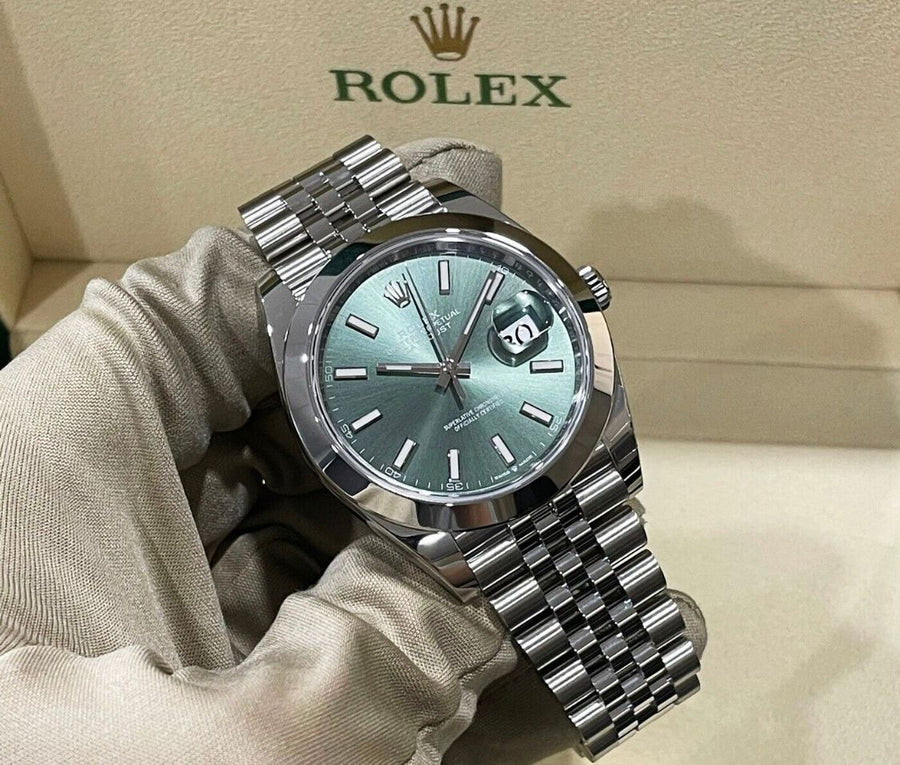 Rolex Datejust Mint Green