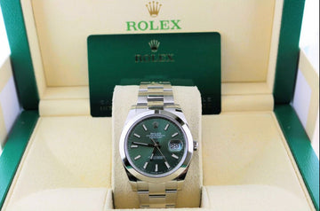 Rolex Datejust Mint Green