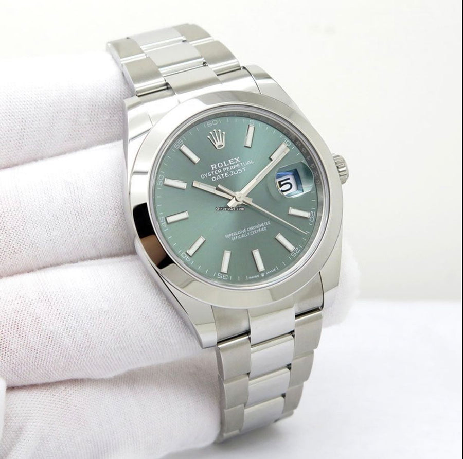 Rolex Datejust Mint Green