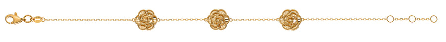 Bracelet Gelbgold 750, 19cm 3.0MM