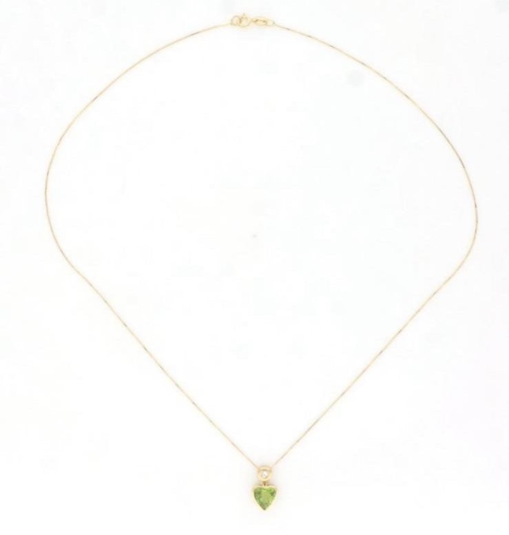 Necklace with pendant 18kt yellow gold