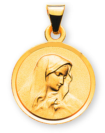 Medaille Dolorosa Gelbgold 750 12mm