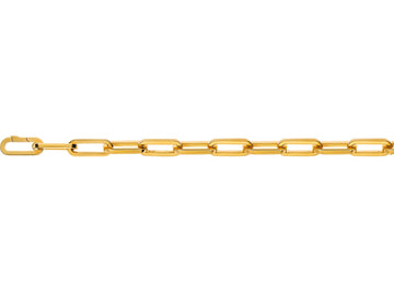 Armband Anker oval Gelbgold 750 Handarbeit 21.5cm