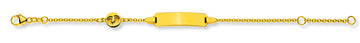 Bébé Bracelet Rundanker Gelbgold 375 14cm