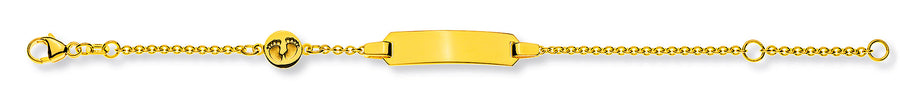 Bébé Bracelet Rundanker Gelbgold 375 14cm