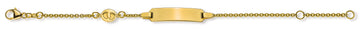 Bébé Bracelet Rundanker Gelbgold 750 14cm