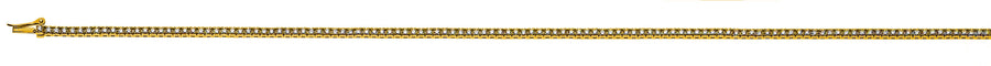 Bracelet Gelbgold 750 mit 124 Brillanten H SI 0.61ct. 17cm