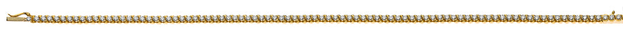 Bracelet Gelbgold 750 mit 89 Brillanten H SI 1.44ct. 18cm