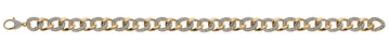 Armband Panzer Gelbgold 750 19cm mit 282 Brillanten H SI 1.09ct.