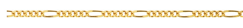 Figaro Gelbgold 750 ca. 2,1mm 60 cm