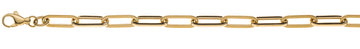 Collier Anker oval Gelbgold 750 45cm