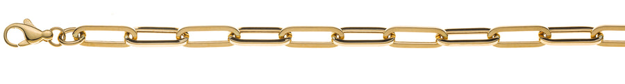 Collier Anker oval Gelbgold 750 45cm