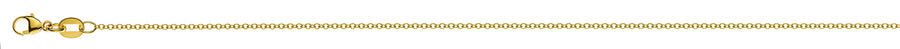 Rundanker Gelbgold 750 ca. 1.3mm 40 cm