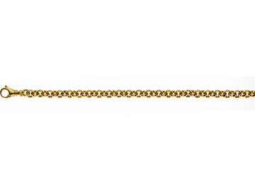 Collier Erbs Gelbgold 750 Handarbeit 45cm