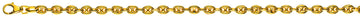 Schiffsanker Collier Gelbgold 750 ca. 4.5 mm 55 cm