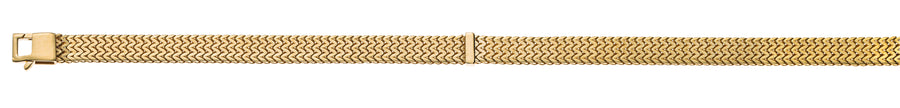 Milanaise Armband, Gelbgold 750, 19cm