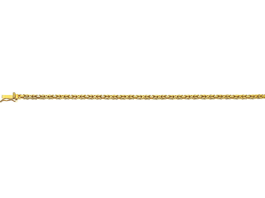 Collier Königskette klassisch Gelbgold 750 ca. 2.5 mm 60cm