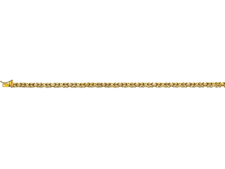 Collier Königskette klassisch Gelbgold 750 ca. 3.5mm