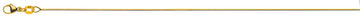 Schlange 8-fach diamantiert Gelbgold 750 ca. 0.8mm 50cm