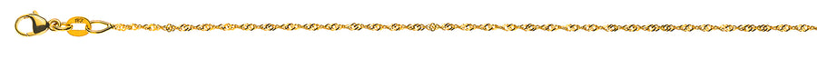 Singapur Gelbgold 750 ca. 1.2mm 45cm