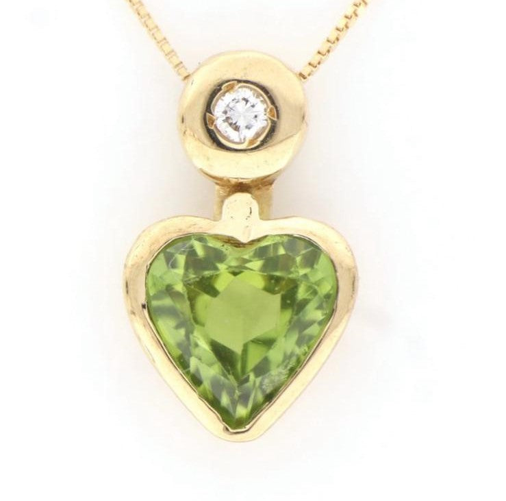 Collier avec pendentif or jaune 18 carats